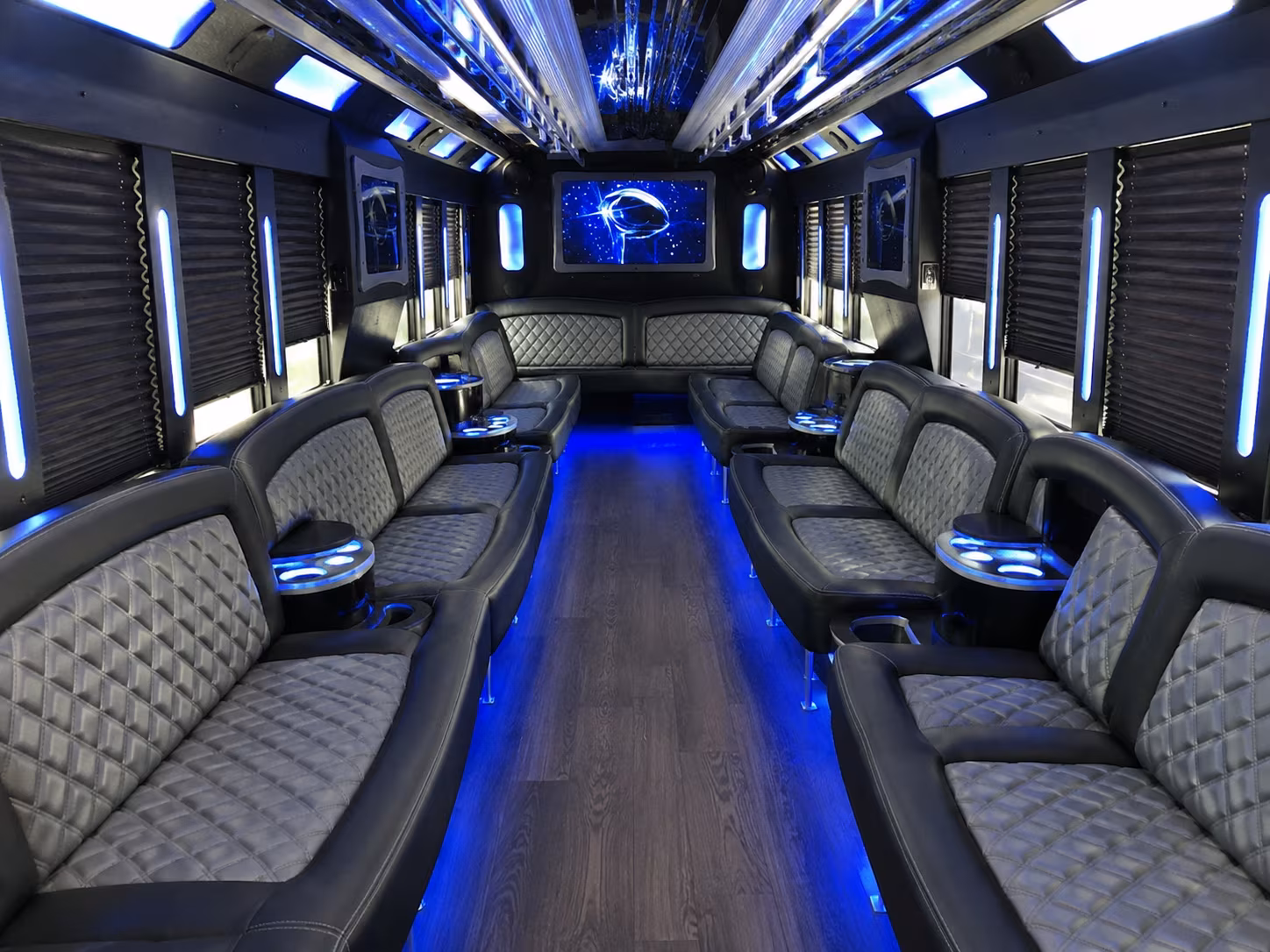 kenner holiday party bus rental