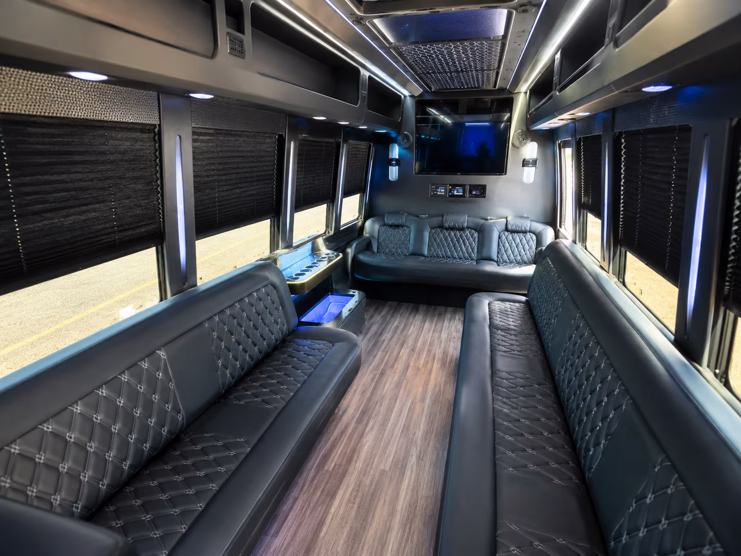 kenner sporting event party bus rental