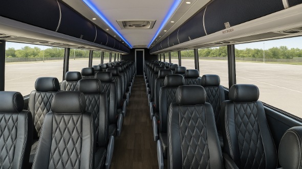 kenner 50 passenger charter bus rental