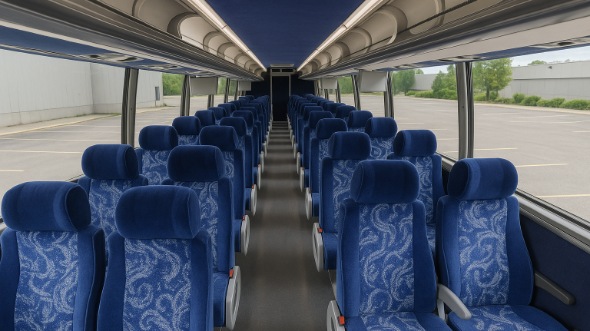 kenner 55 passenger charter bus rental