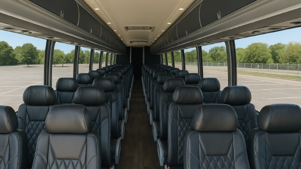 kenner 56 passenger charter bus rental