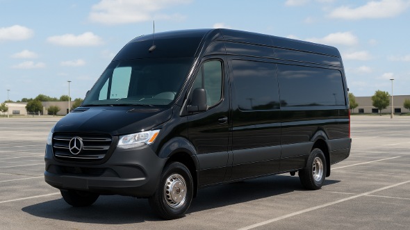 Exterior of Charter Bus Company Slidell's Sprinter Limo in Slidell